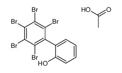 acetic acid,2-(2,3,4,5,6-pentabromophenyl)phenol Structure