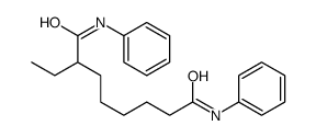 2-ethyl-N,N'-diphenyloctanediamide Structure