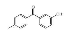 (3-hydroxyphenyl)-(4-methylphenyl)methanone Structure