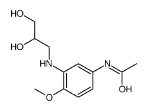 N-[3-(2,3-dihydroxypropylamino)-4-methoxyphenyl]acetamide结构式