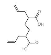 2,5-diprop-2-enylhexanedioic acid Structure