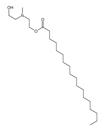 Octadecanoic acid 2-[(2-hydroxyethyl)methylamino]ethyl ester结构式