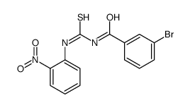 3-bromo-N-[(2-nitrophenyl)carbamothioyl]benzamide Structure