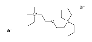 diethyl-[2-[2-[ethyl(dimethyl)azaniumyl]ethoxy]ethyl]-propylazanium,dibromide Structure