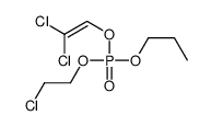 (2-Chloroethyl)(2,2-dichlorovinyl)propyl=phosphate结构式