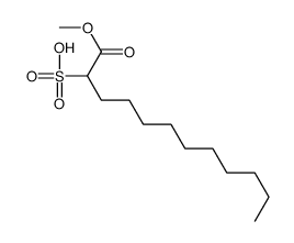 1-methyl 2-sulphododecanoate Structure