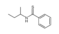 N-(1-Methylpropyl)thiobenzamid Structure