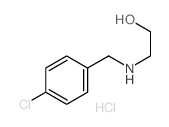 Ethanol,2-[[(4-chlorophenyl)methyl]amino]-, hydrochloride (1:1) structure