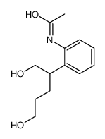 N-[2-(1,5-dihydroxypentan-2-yl)phenyl]acetamide Structure