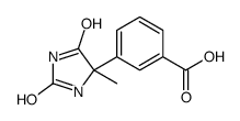 3-(4-methyl-2,5-dioxoimidazolidin-4-yl)benzoic acid Structure