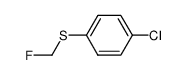 4-chlorophenyl fluoromethyl sulfide Structure