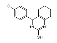 4-(4-chlorophenyl)-3,4,5,6,7,8-hexahydro-1H-quinazoline-2-thione结构式