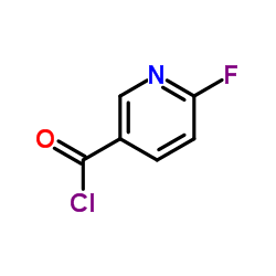 2-氟吡啶-5-甲酰氯结构式