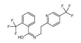 2-(trifluoromethyl)-N-[2-[5-(trifluoromethyl)pyridin-2-yl]ethyl]benzamide Structure