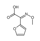alpha-(Methoxyimino)-2-furanacetic acid Structure