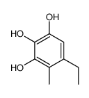 5-ethyl-4-methylbenzene-1,2,3-triol Structure