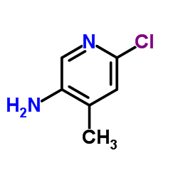 3-Amino-6-chloro-4-picoline structure