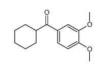 cyclohexyl(3,4-dimethoxyphenyl)methanone结构式