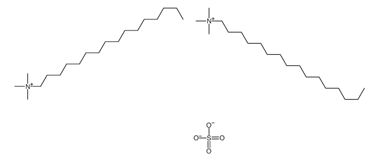 hexadecyl(trimethyl)azanium,sulfate Structure