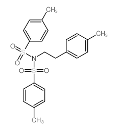 Benzenesulfonamide,4-methyl-N-[2-(4-methylphenyl)ethyl]-N-[(4-methylphenyl)sulfonyl]- Structure