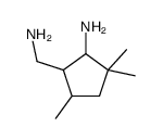 2-amino-3,3,5-trimethylcyclopentanemethylamine结构式