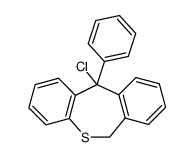 11-chloro-11-phenyl-6,11-dihydro-dibenzo[b,e]thiepine结构式