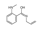 2-(methylamino)-N-prop-2-enylbenzamide结构式