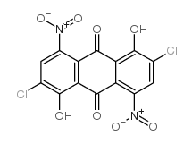 1,5-dihydroxy-2,6-dichloro-4,8-dinitroanthraquinone picture
