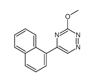 3-Methoxy-5-(1-naphtyl)-1,2,4-triazine结构式