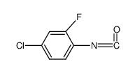 2-fluoro-4-chlorophenyl isocyanate结构式