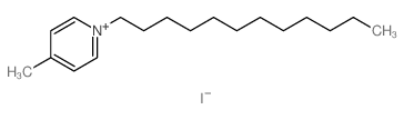 Pyridinium,1-dodecyl-4-methyl-, iodide (1:1) structure