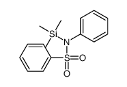 N-phenyl-N-trimethylsilylbenzenesulfonamide Structure