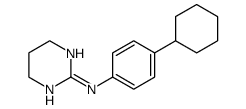 2-(4-cyclohexyl-phenyl) iminohexahydropyrimidine结构式
