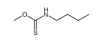 Methyl N-n-butylthiocarbamate Structure