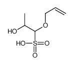 2-hydroxy-1-prop-2-enoxypropane-1-sulfonic acid Structure