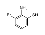 2-氨基-3-溴苯硫酚结构式