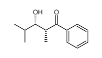 syn-3-hydroxy-2,4-dimethyl-1-phenylpentan-1-one结构式
