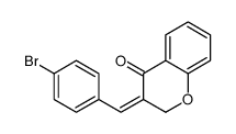 3-[(4-bromophenyl)methylidene]chromen-4-one Structure