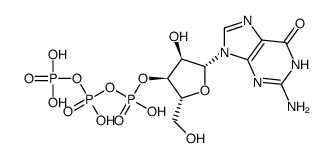 Guanosine 3'-triphosphoric acid结构式