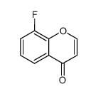 4H-1-Benzopyran-4-one, 8-fluoro- structure