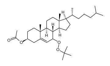 7-tert-butylperoxycholest-5-en-3β-ol acetate Structure