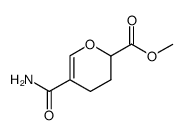 methyl 5-carbamoyl-3,4-dihydro-2H-pyran-2-carboxylate结构式