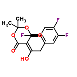 5-(1-Hydroxy-2-(2,4,5-trifluorophenyl)ethylidene)-2,2-dimethyl-1,3-dioxane-4,6-dione picture