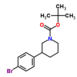 1-Boc-3-(4-Bromophenyl)piperidine picture