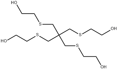 Tetrakis[(2-hydroxyethyl)thiomethyl]methane structure