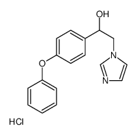 N-((4-Phenoxybenzoyl)methyl)imidazole hydrochloride hydrate Structure