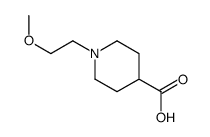 1-(2-methoxyethyl)piperidine-4-carboxylic acid(SALTDATA: 0.4H2O)结构式