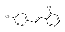 Phenol,2-[[(4-chlorophenyl)imino]methyl]- structure