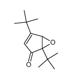 1,4-di-tert-butyl-6-oxabicyclo[3.1.0]hex-3-en-2-one结构式