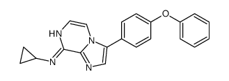 N-cyclopropyl-3-(4-phenoxyphenyl)imidazo[1,2-a]pyrazin-8-amine Structure